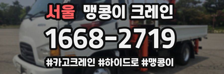 서울 맹콩이 크레인