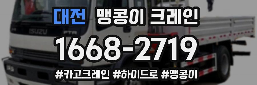 대전 맹콩이 크레인