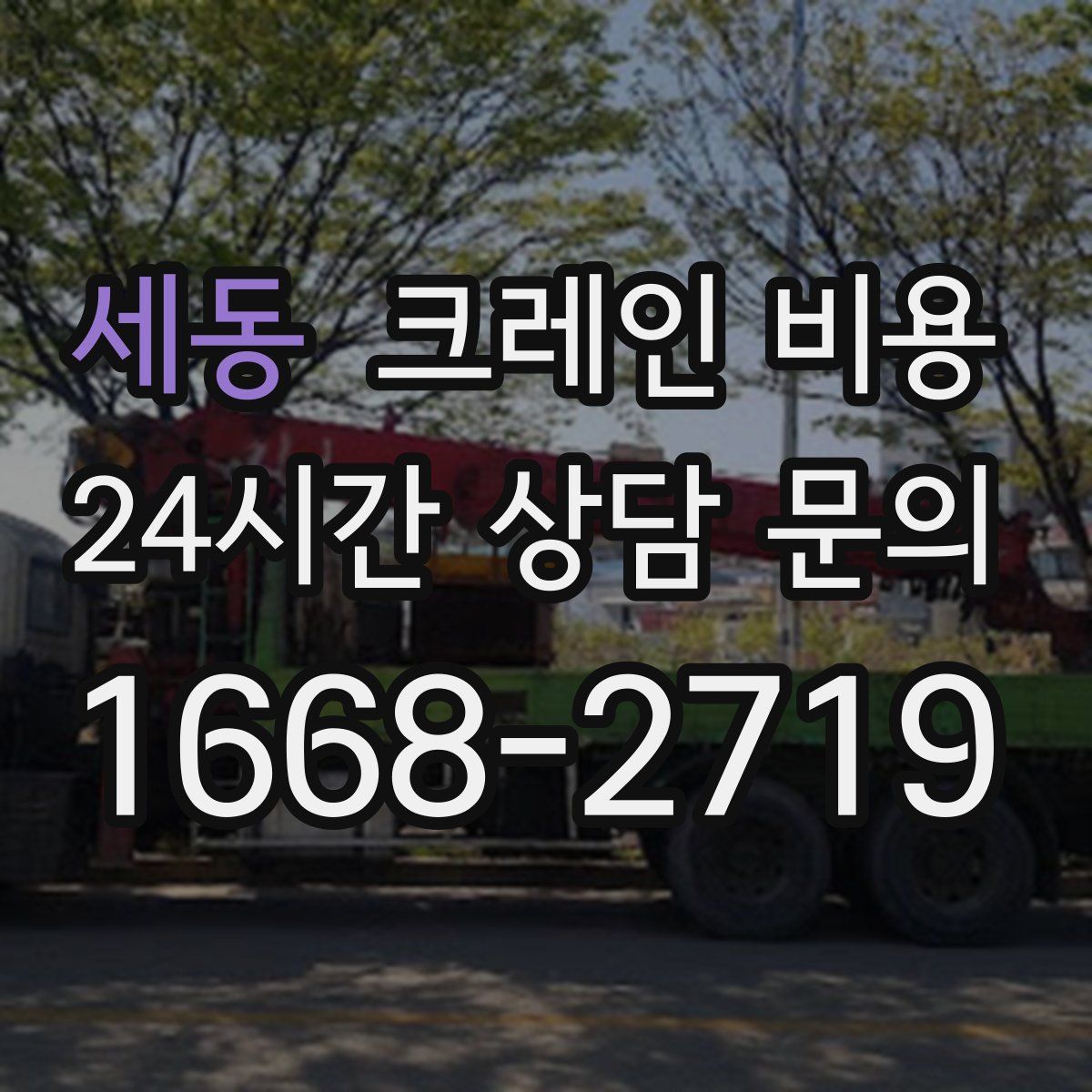 세동 크레인 비용