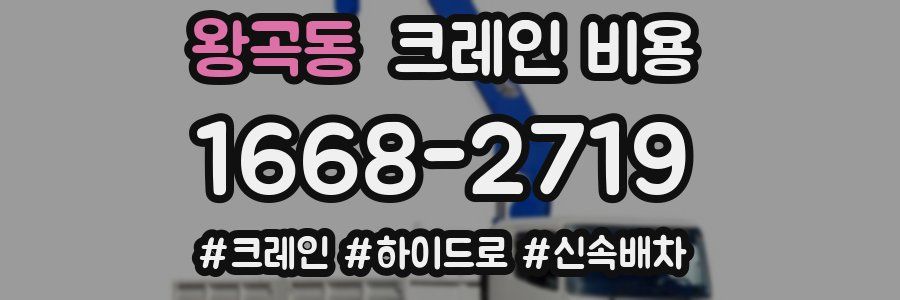왕곡동 크레인 비용