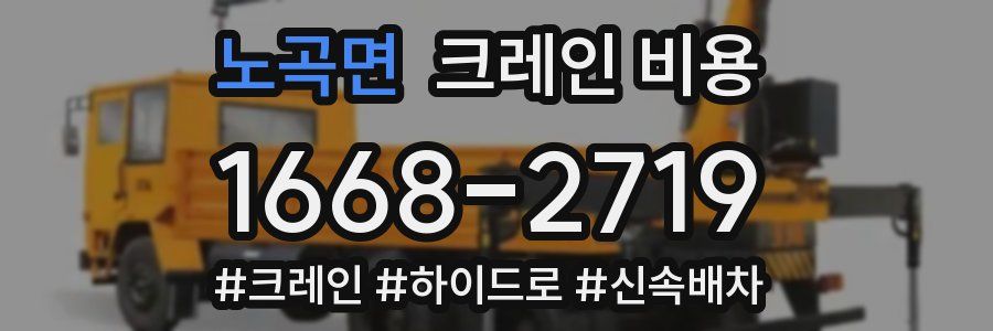 노곡면 크레인 비용