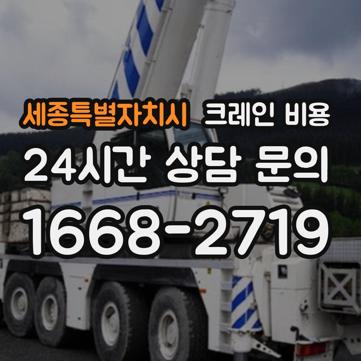세종특별자치시 크레인 비용