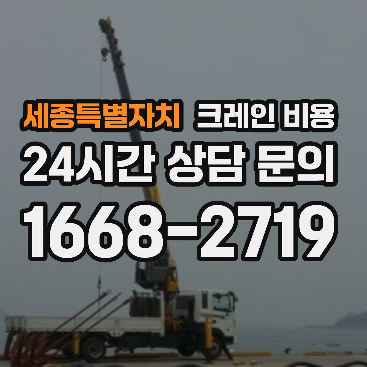 세종특별자치 크레인 비용