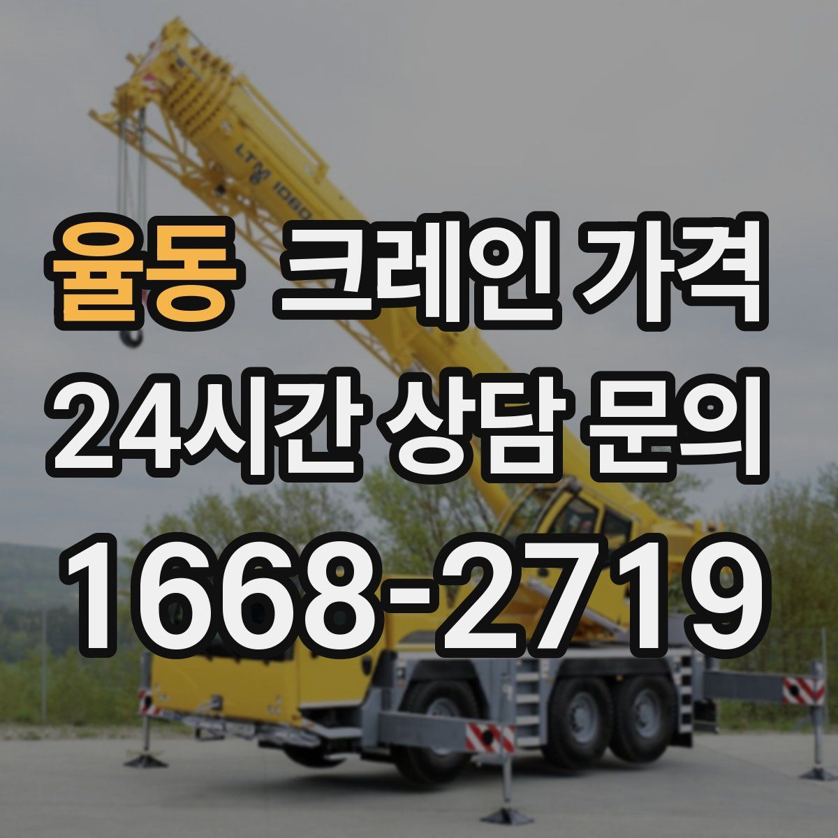 율동 크레인 가격