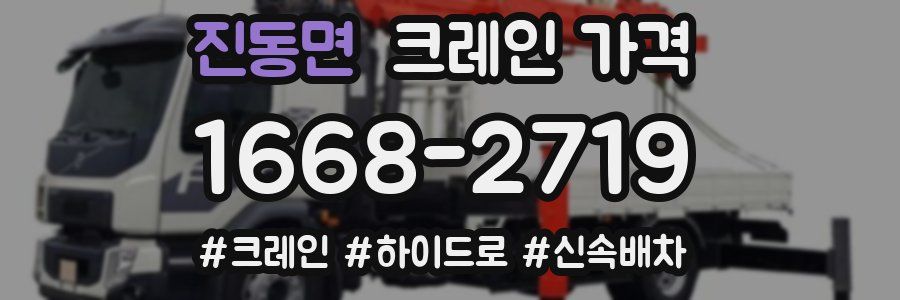 진동면 크레인 가격