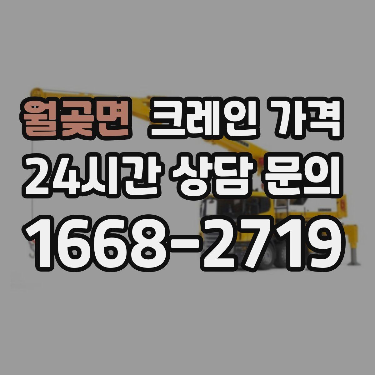 월곶면 크레인 가격 검토 시 장비 배치 위치를 확인해야 하는 이유