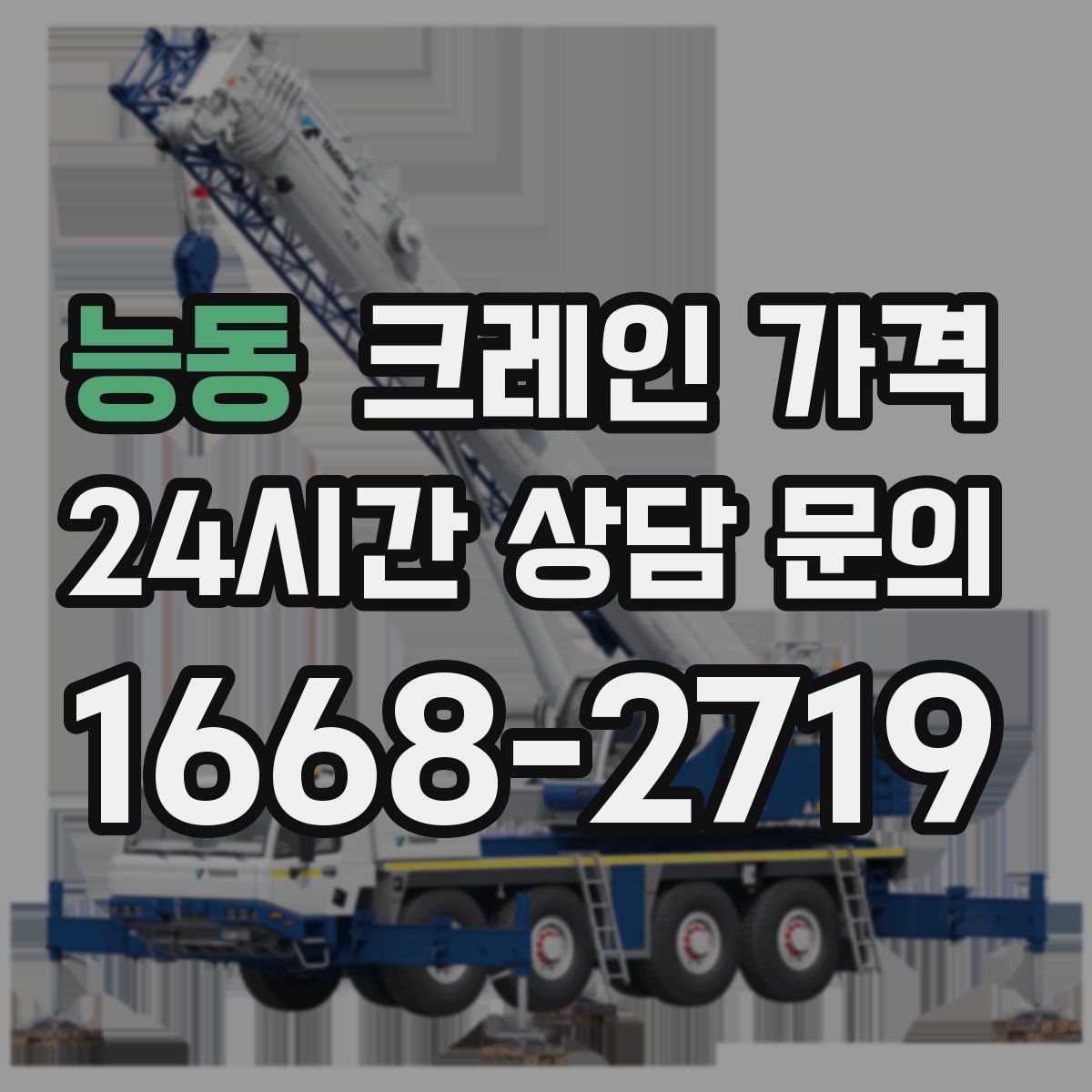 능동 크레인 가격