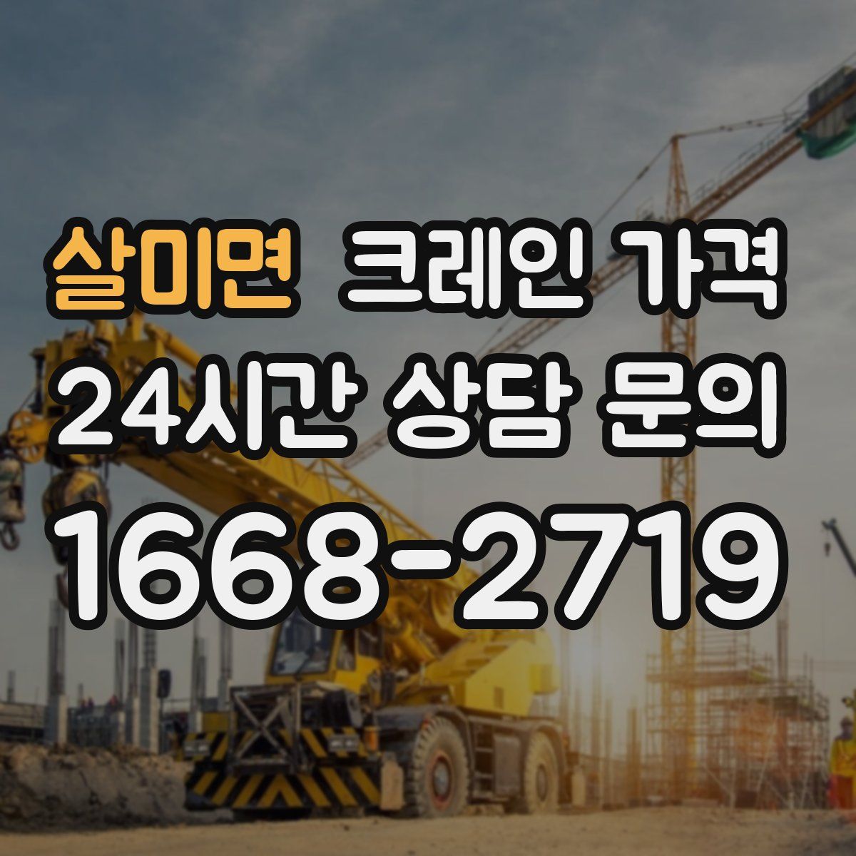 살미면 크레인 가격
