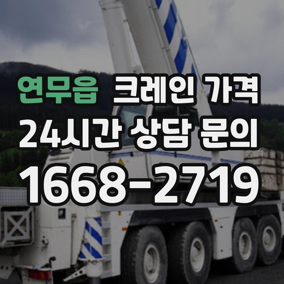 연무읍 크레인 가격