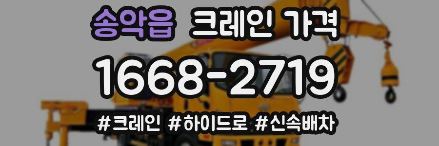 송악읍 크레인 가격