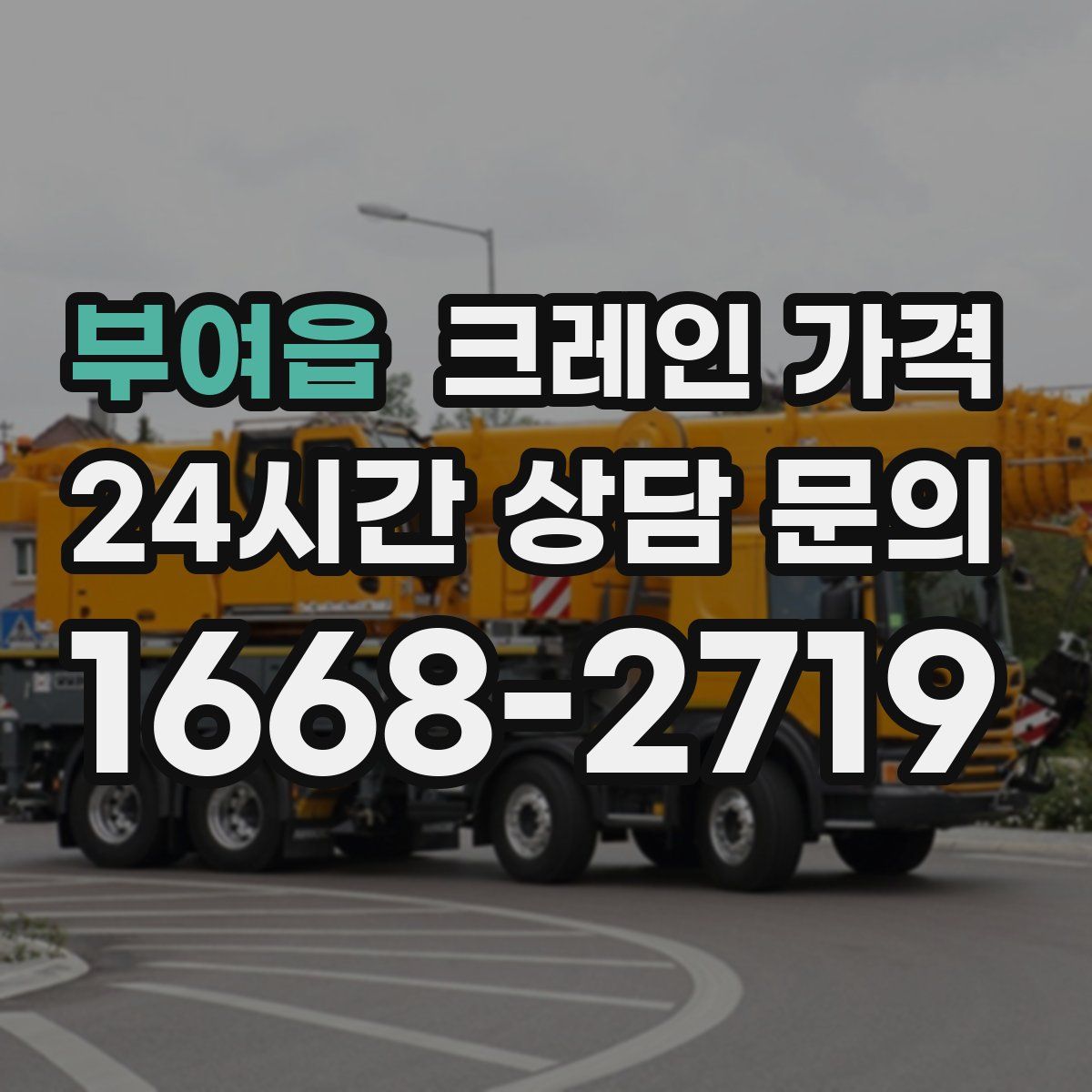 부여읍 크레인 가격