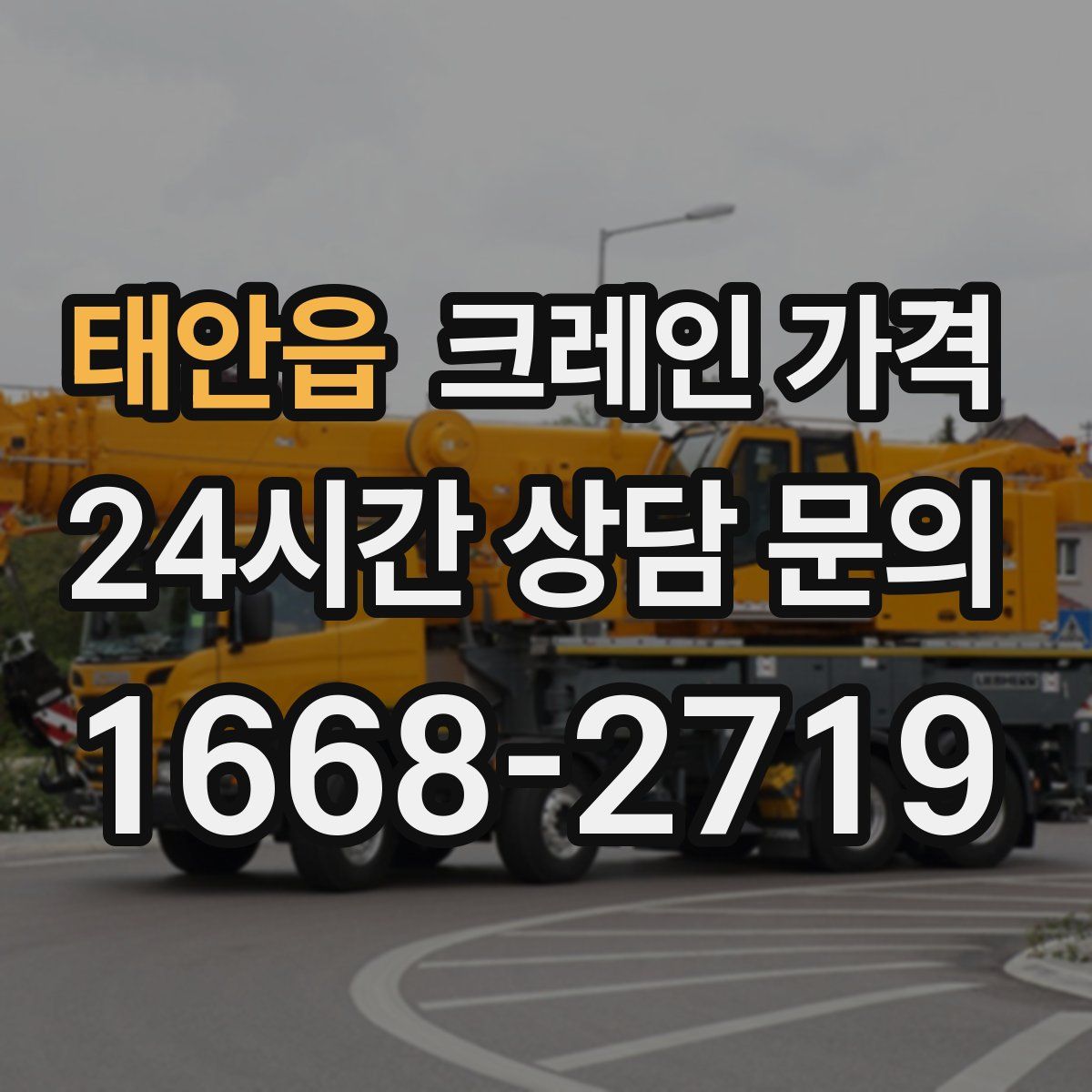 태안읍 크레인 가격