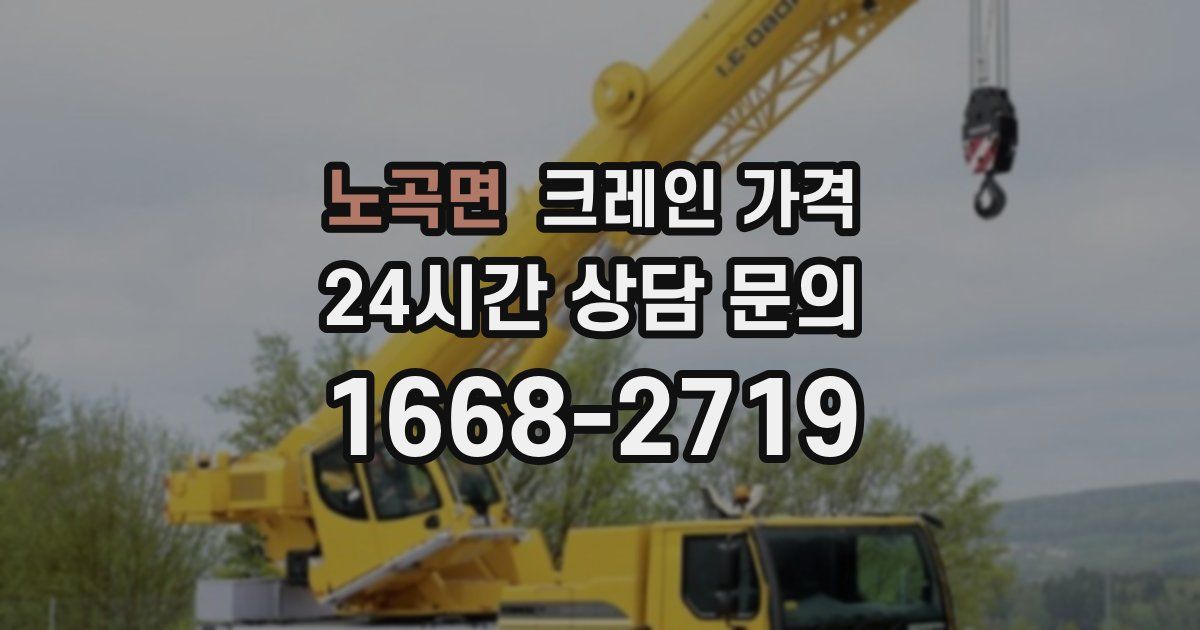 노곡면 크레인 가격