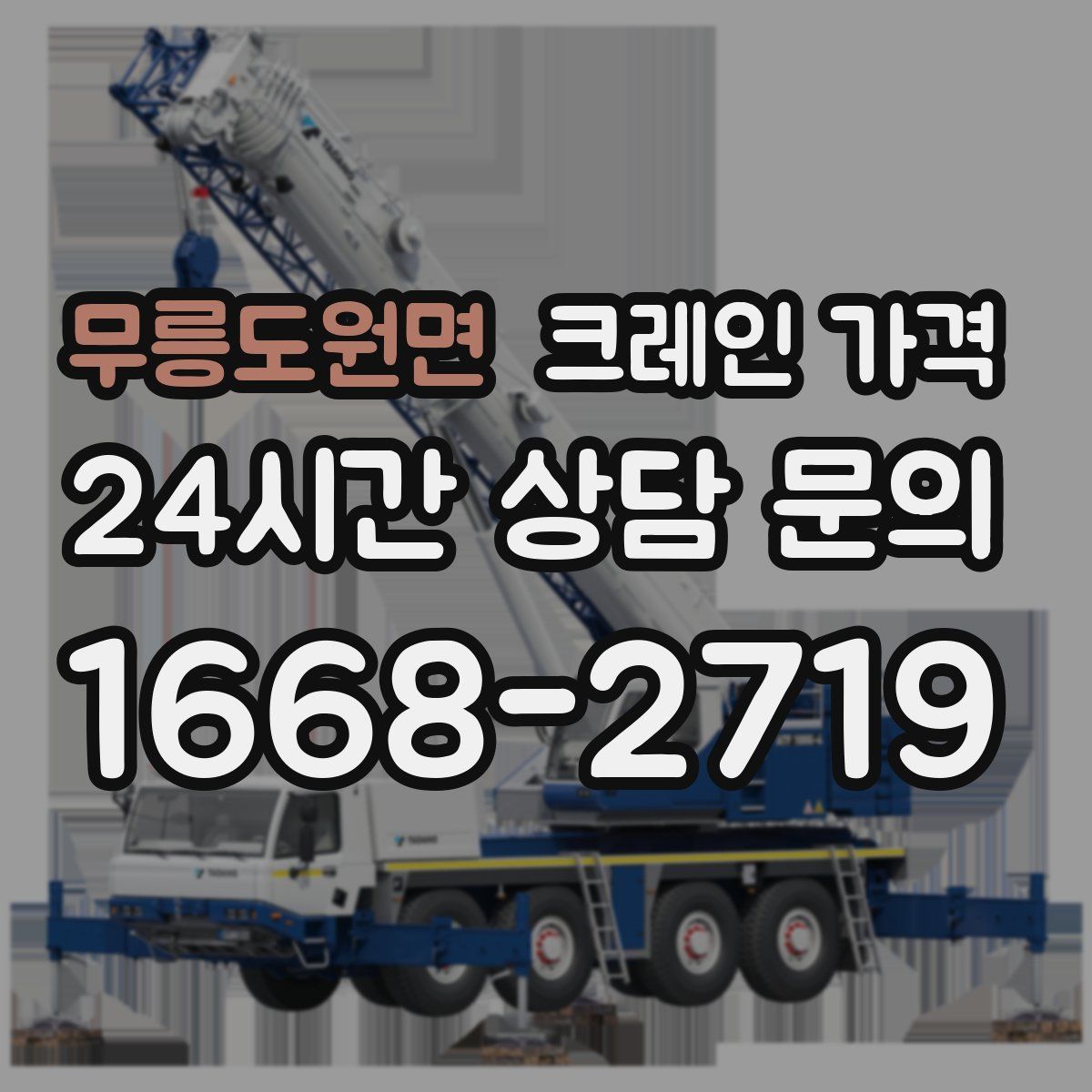 무릉도원면 크레인 가격