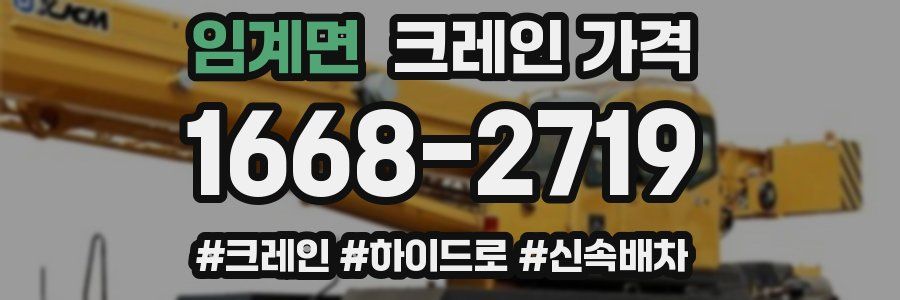 임계면 크레인 가격