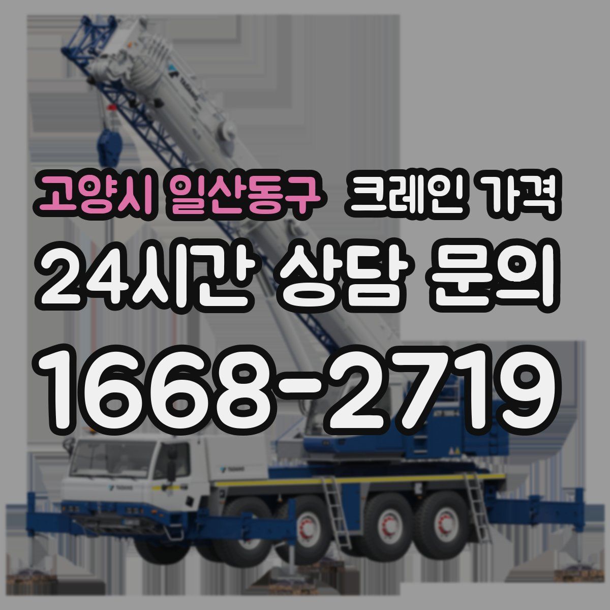 고양시 일산동구 크레인 가격