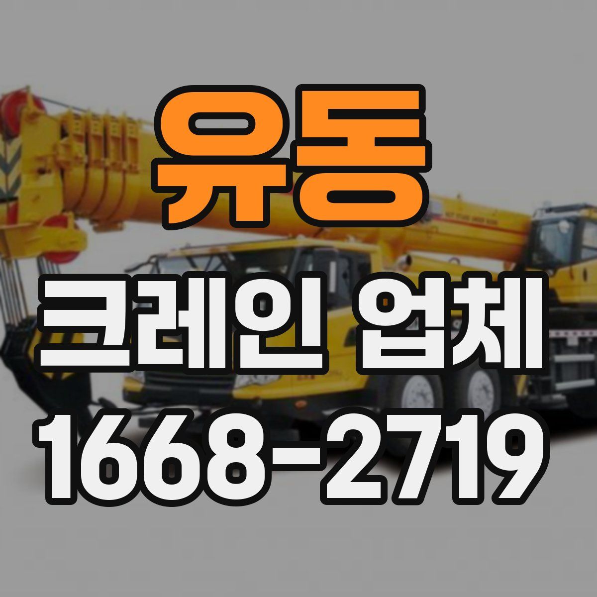 유동 크레인 업체