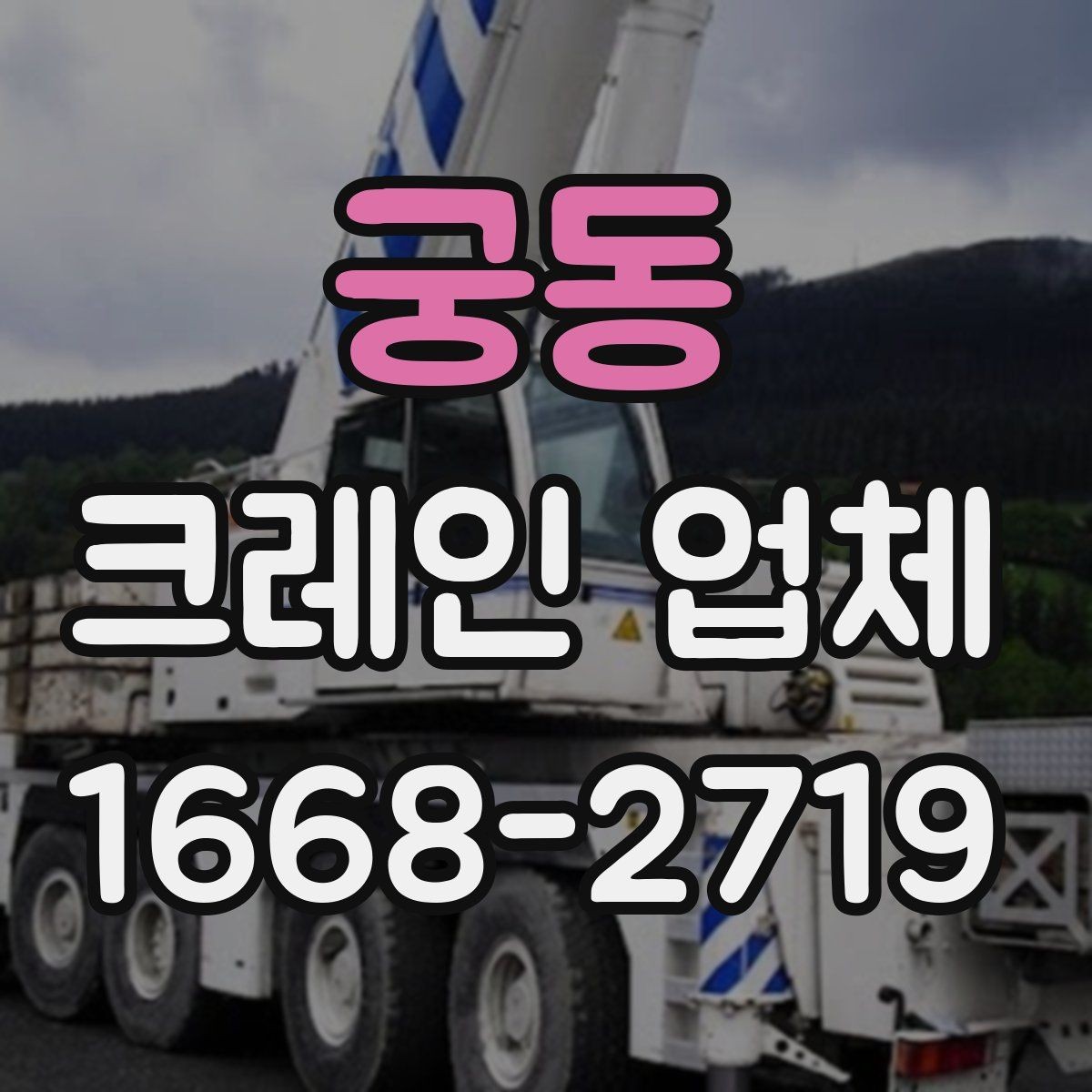 궁동 크레인 업체 이용 중 생길 수 있는 변수들