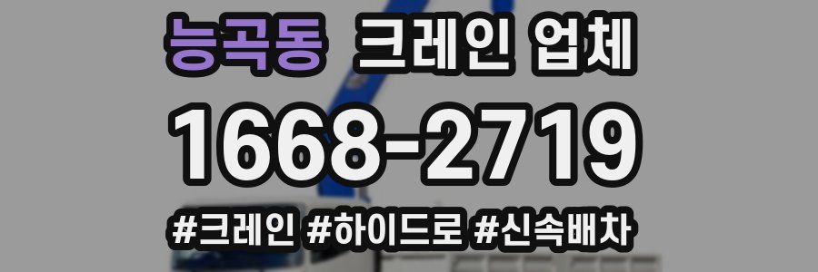능곡동 크레인 업체
