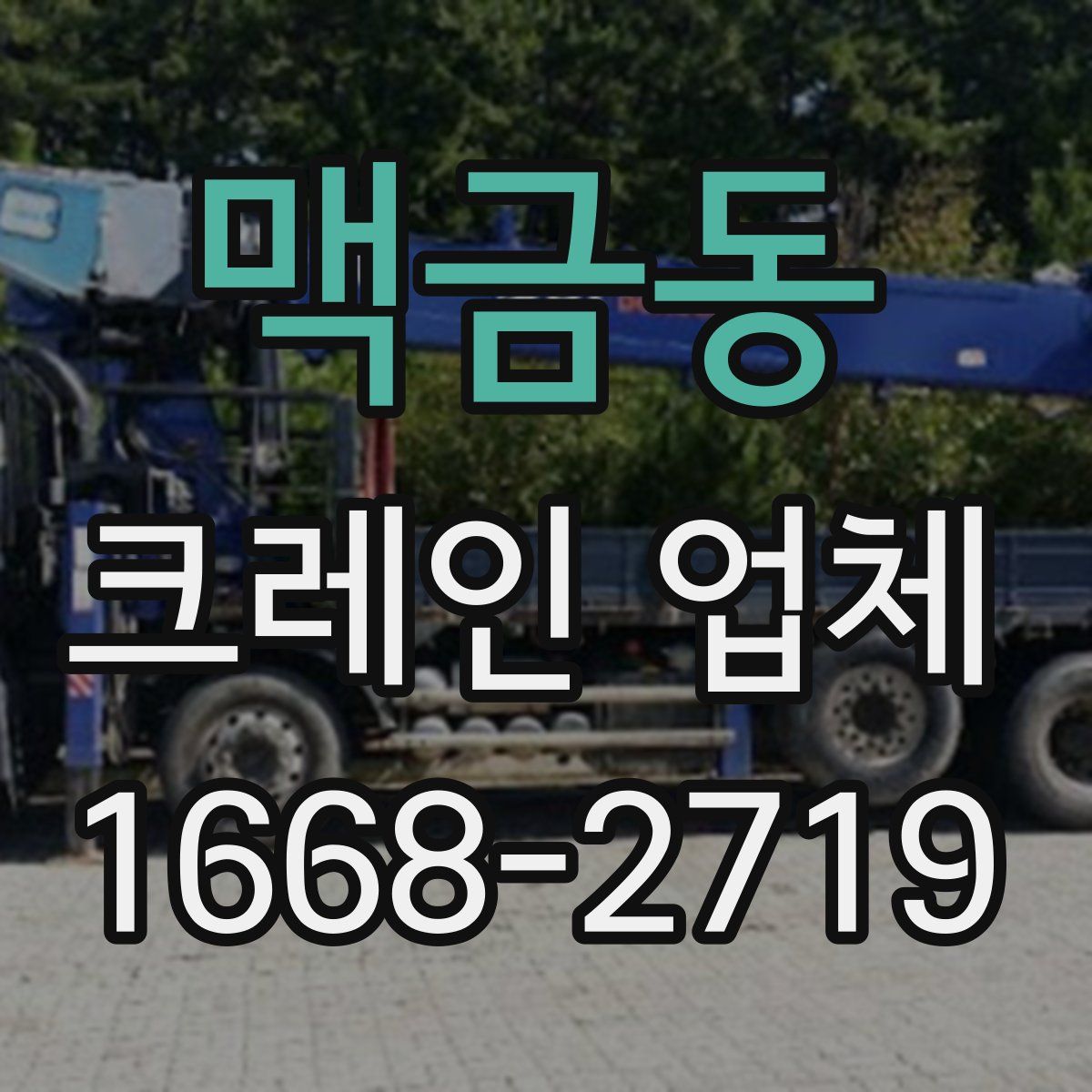 맥금동 크레인 업체