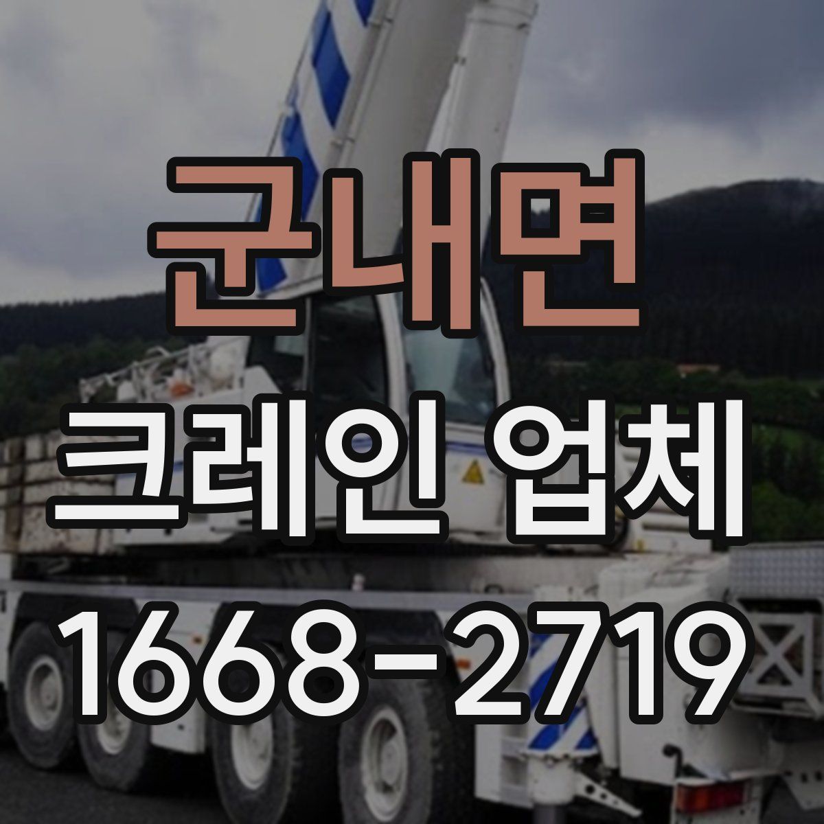군내면 크레인 업체