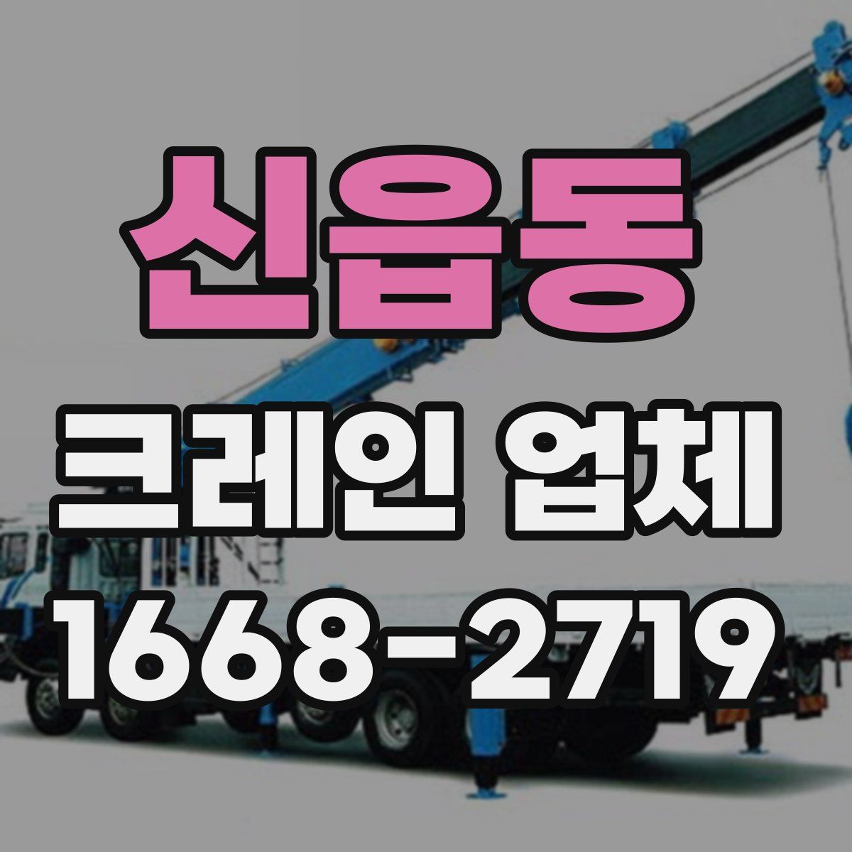 신읍동 크레인 업체