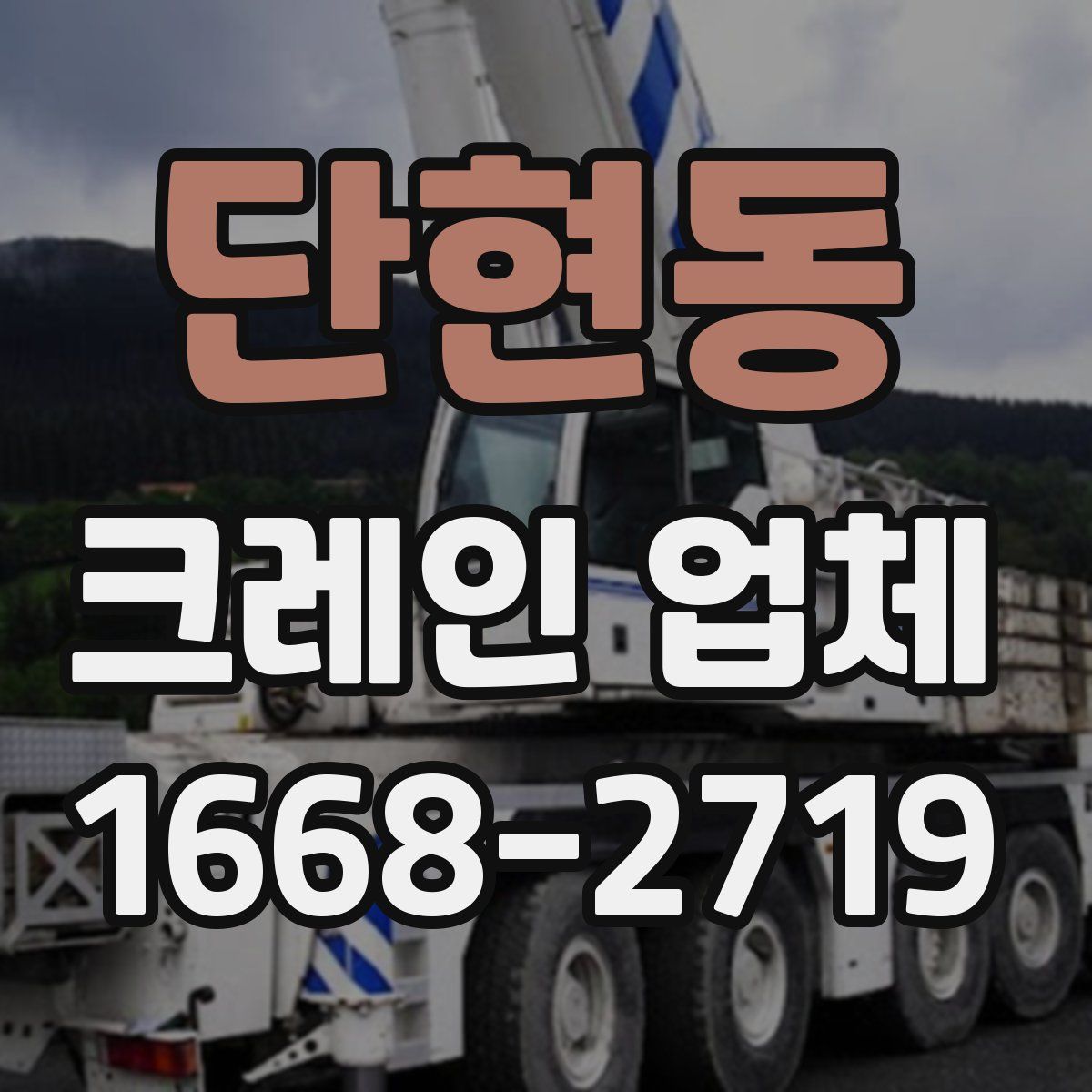 단현동 크레인 업체