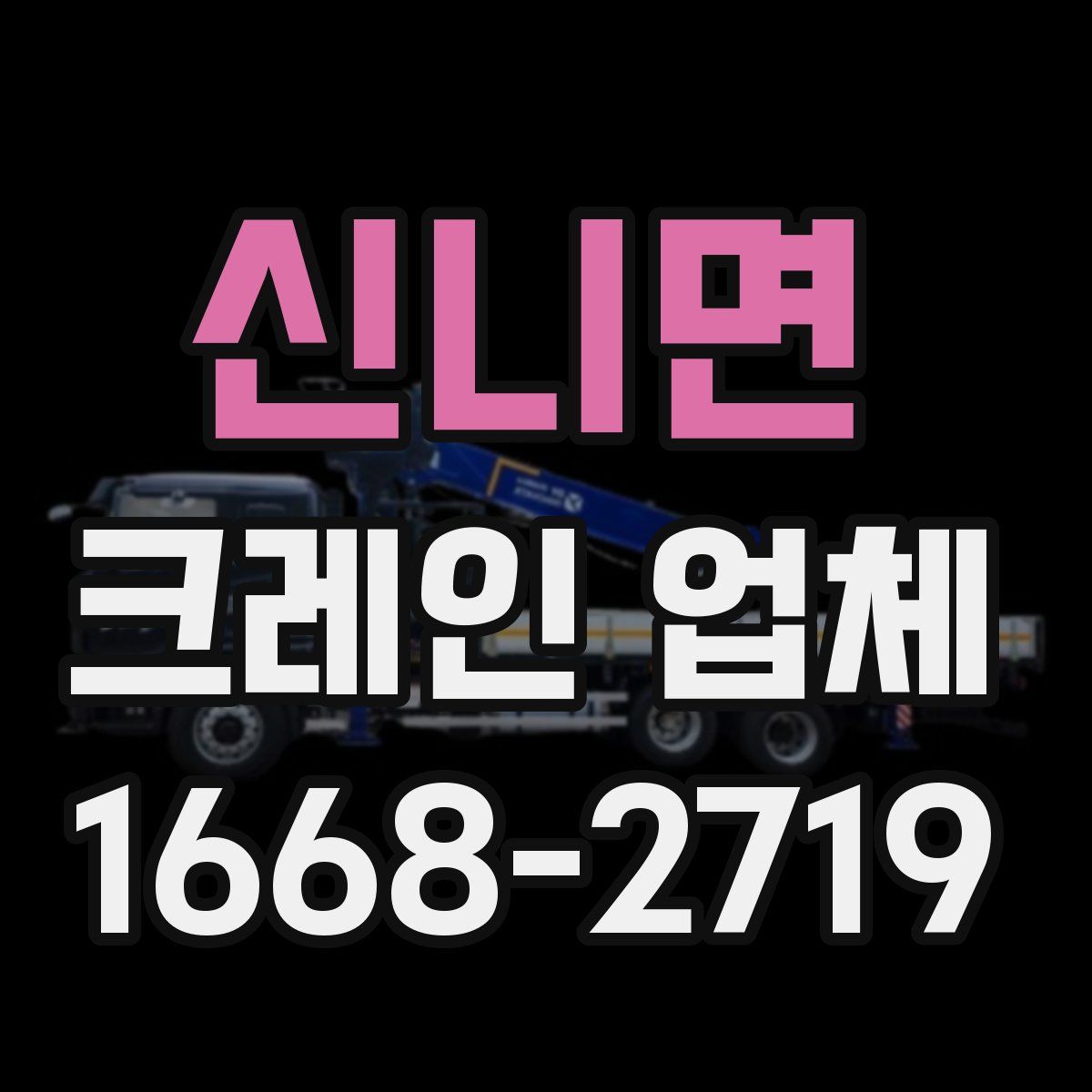 신니면 크레인 업체