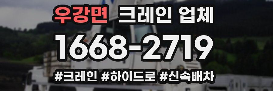 우강면 크레인 업체