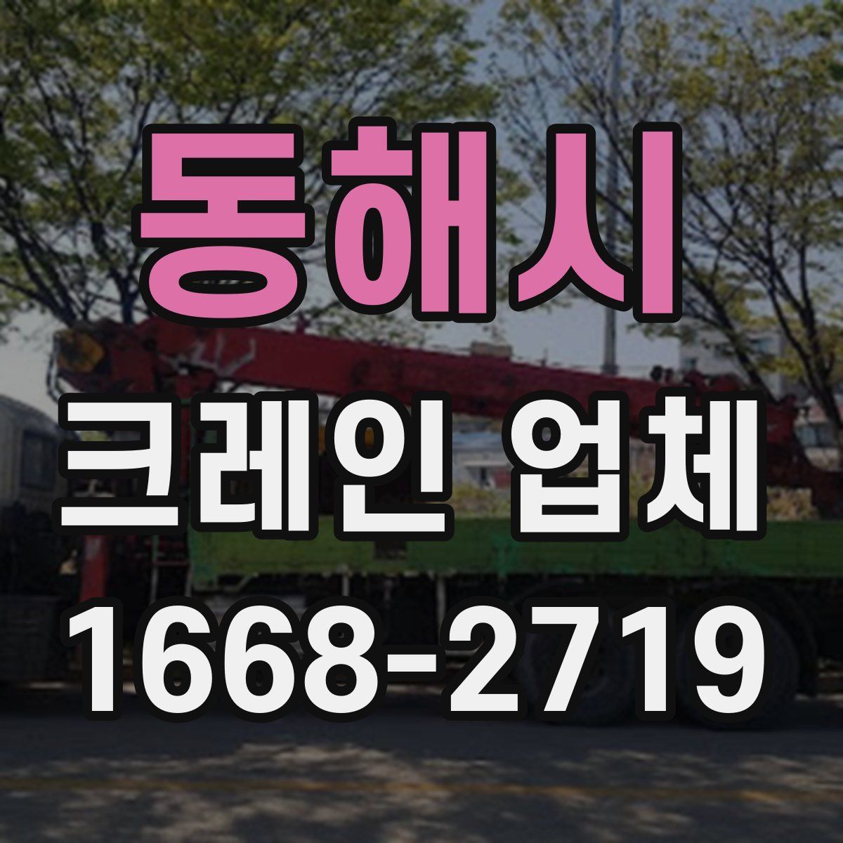 동해시 크레인 업체