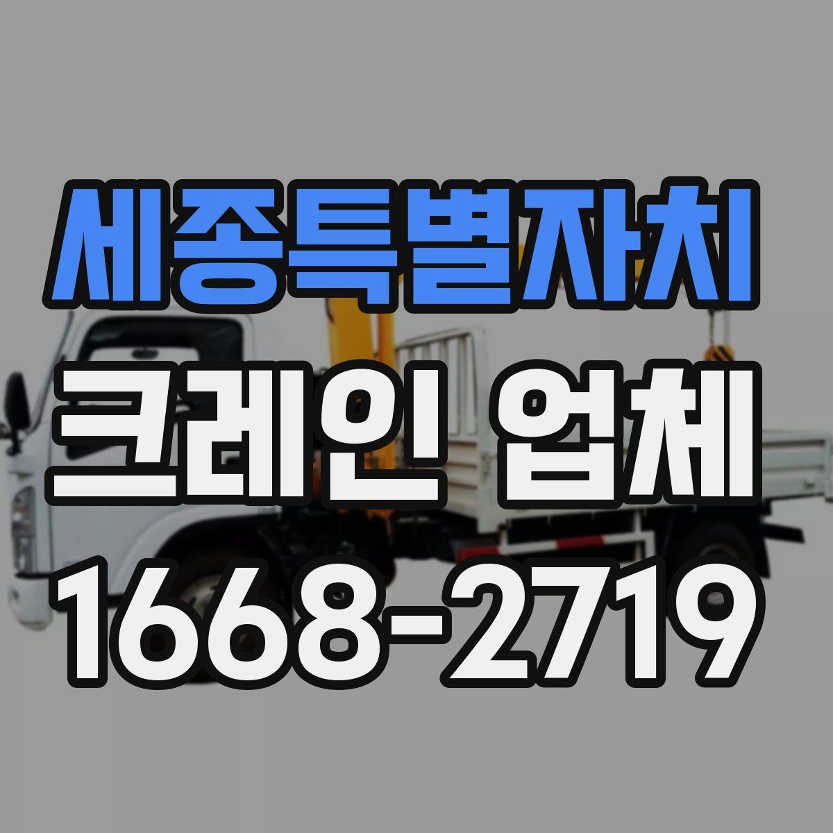 세종특별자치 크레인 업체