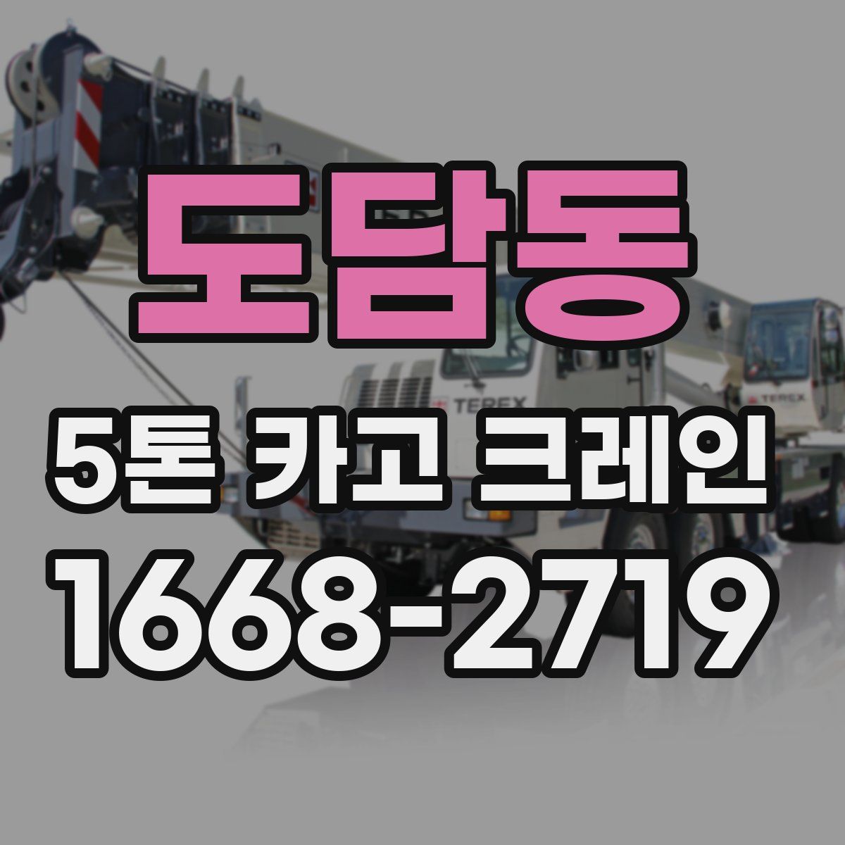 도담동 5톤 카고 크레인
