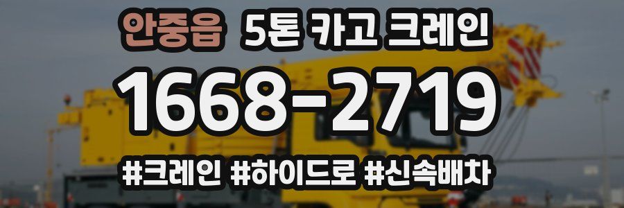 안중읍 5톤 카고 크레인