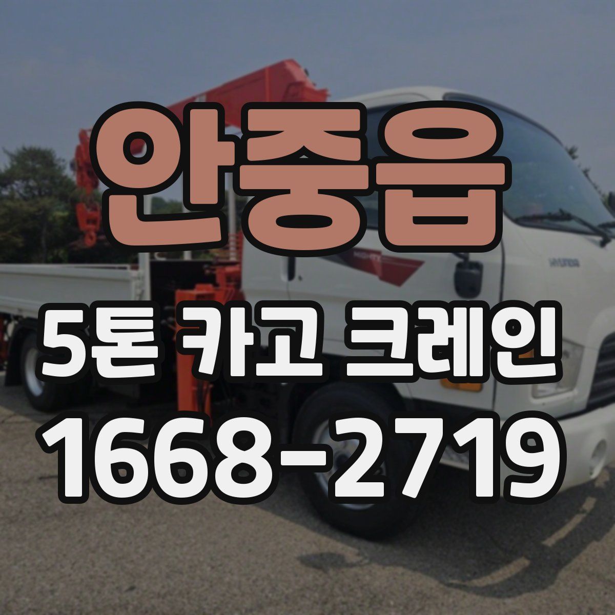 안중읍 5톤 카고 크레인
