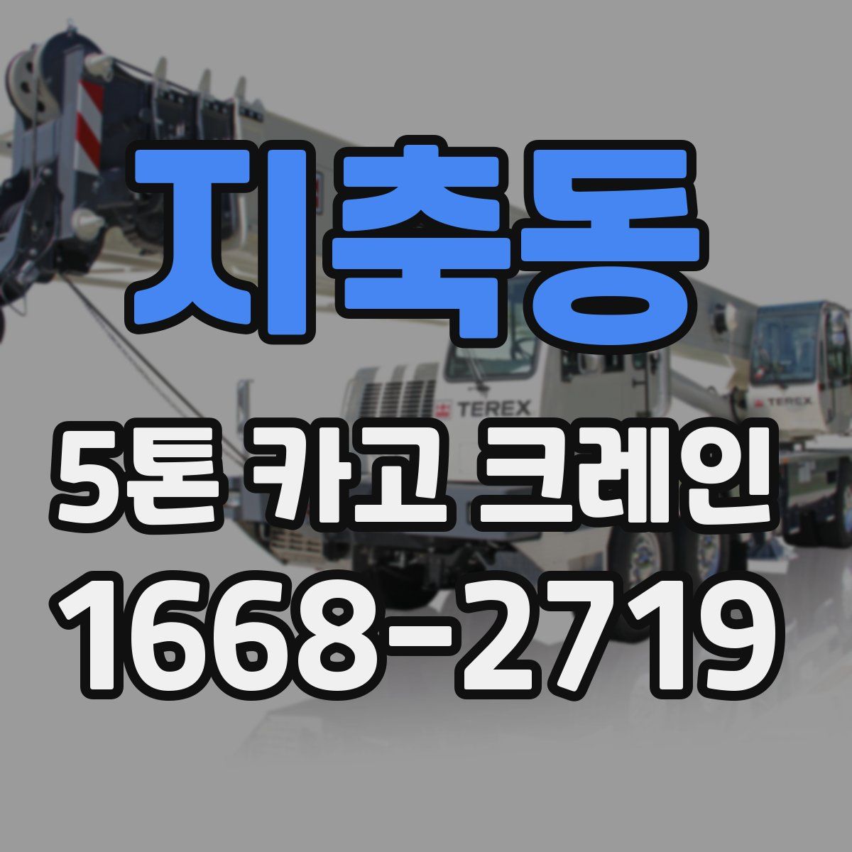 지축동 5톤 카고 크레인