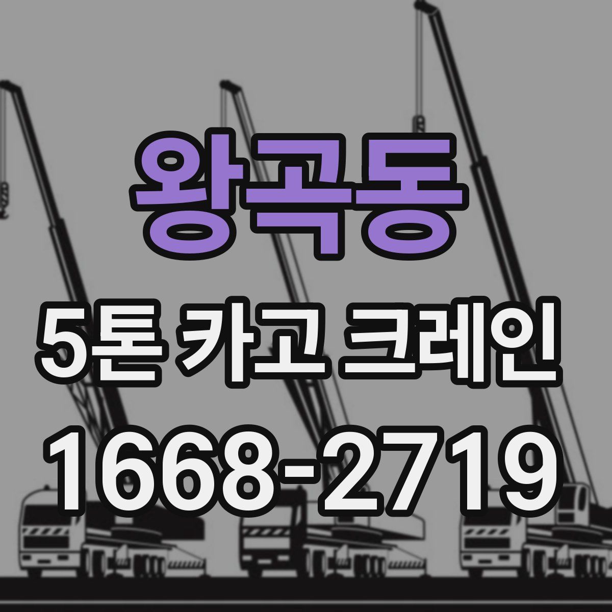 왕곡동 5톤 카고 크레인
