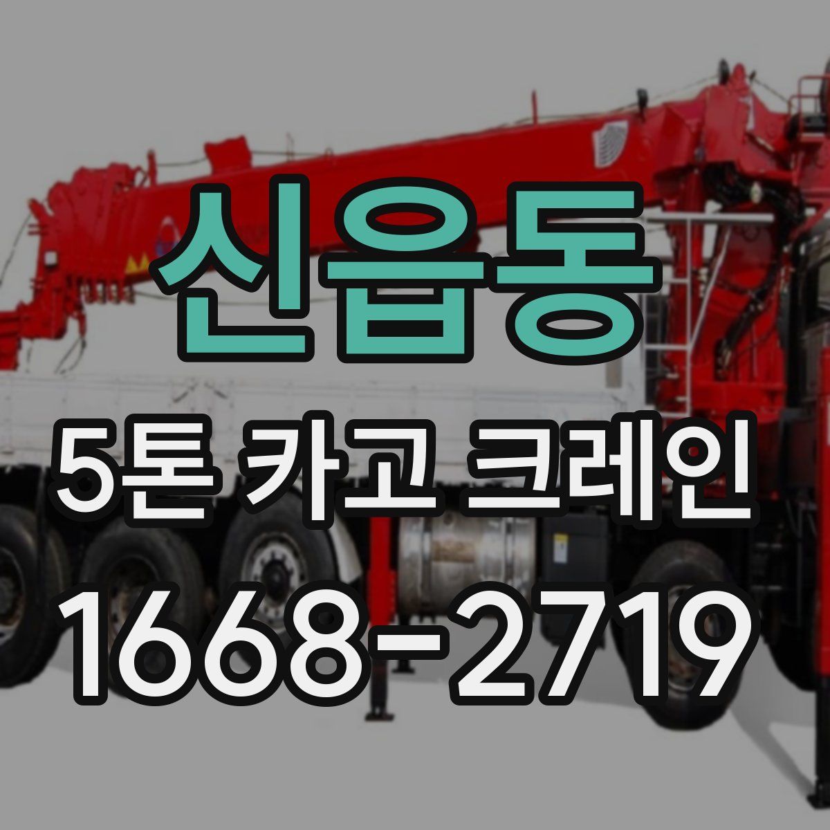 신읍동 5톤 카고 크레인