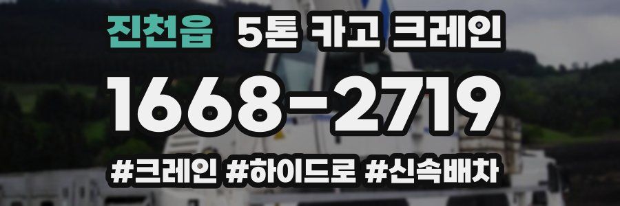 진천읍 5톤 카고 크레인
