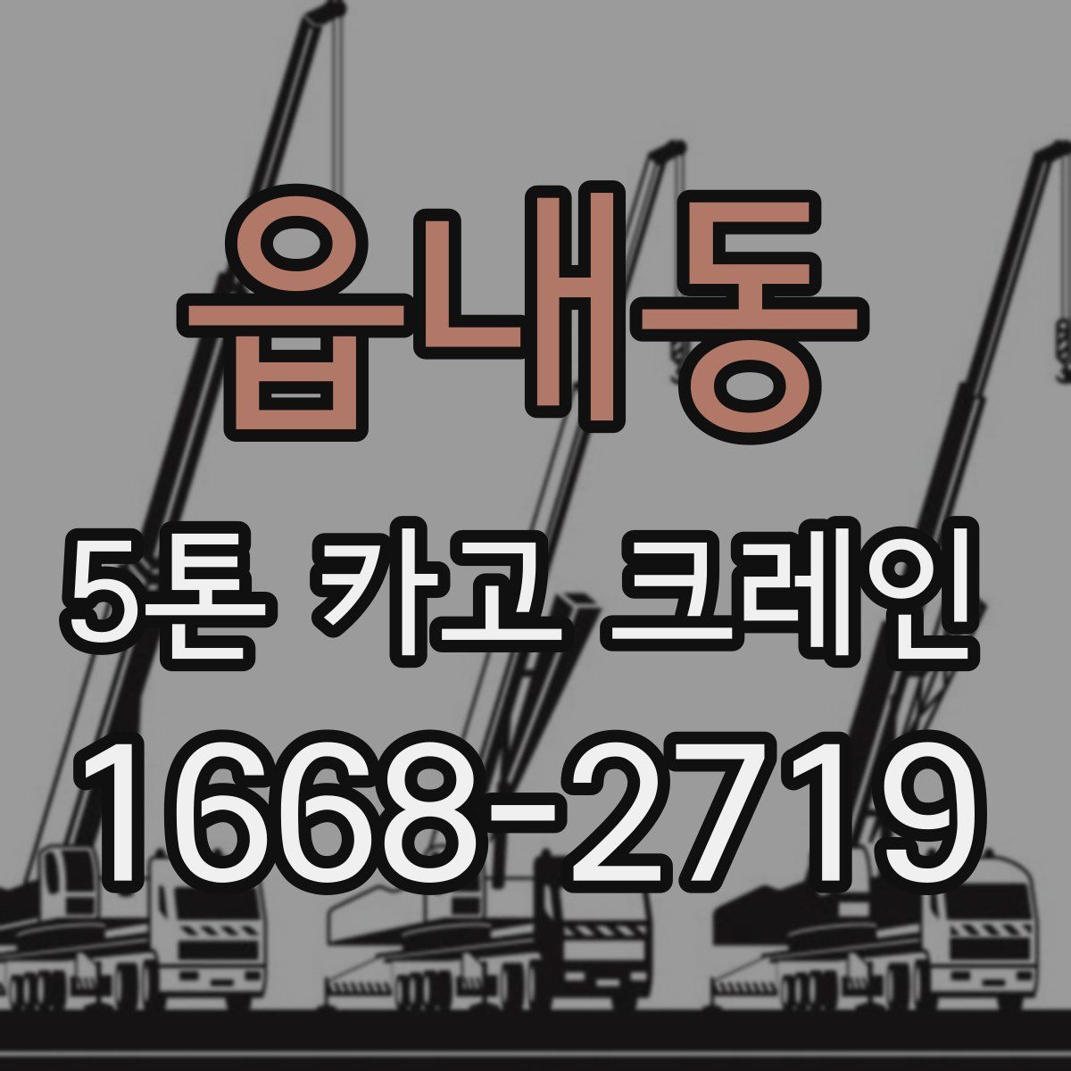 읍내동 5톤 카고 크레인