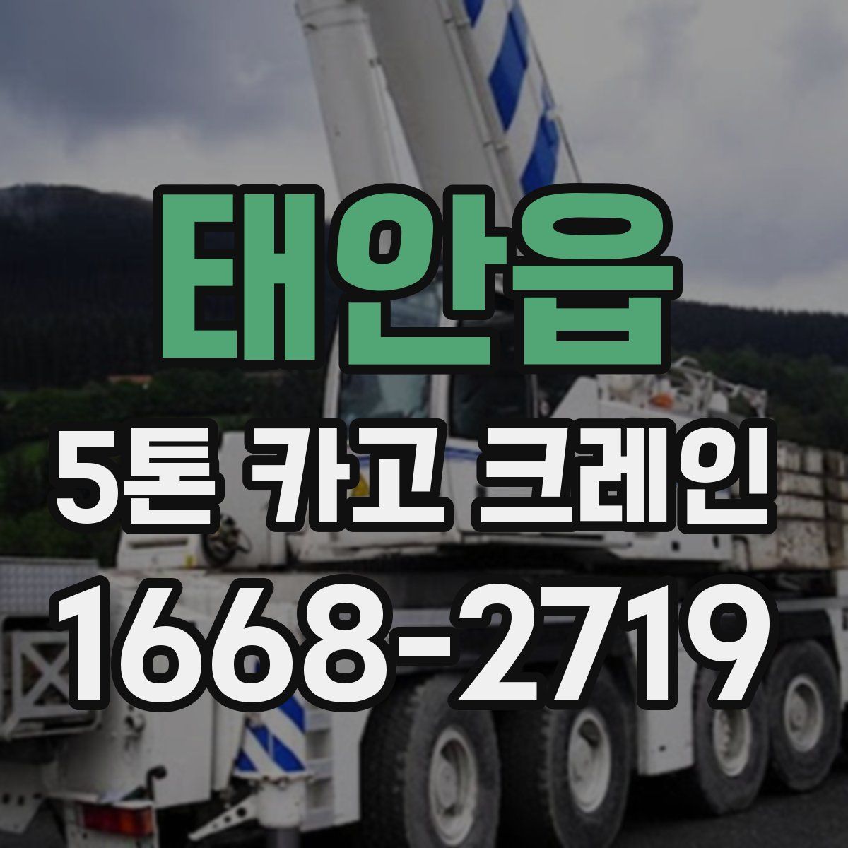 태안읍 5톤 카고 크레인