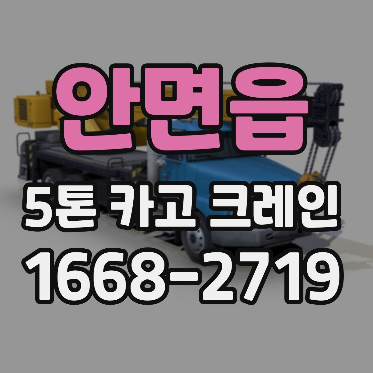 안면읍 5톤 카고 크레인