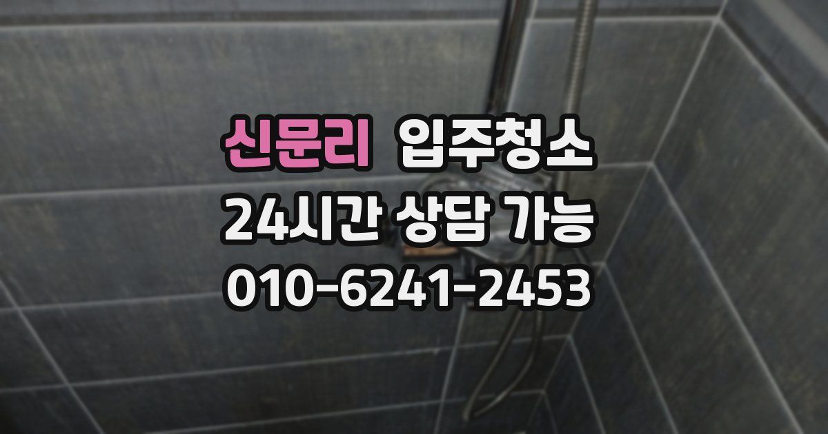 신문리 입주청소