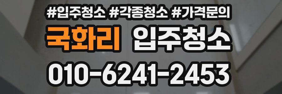 국화리 이사청소