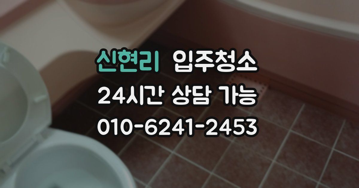 신현리 입주청소