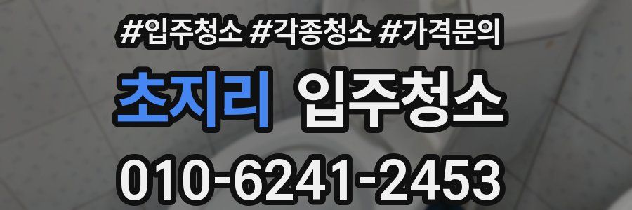 초지리 이사청소