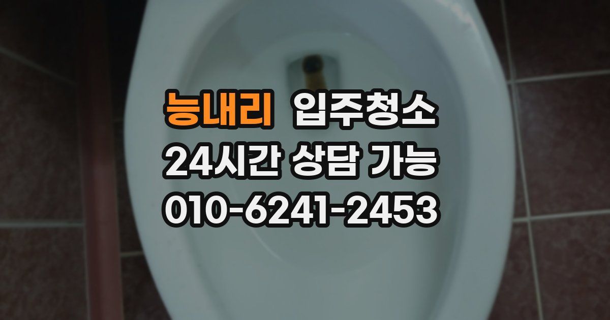 능내리 입주청소