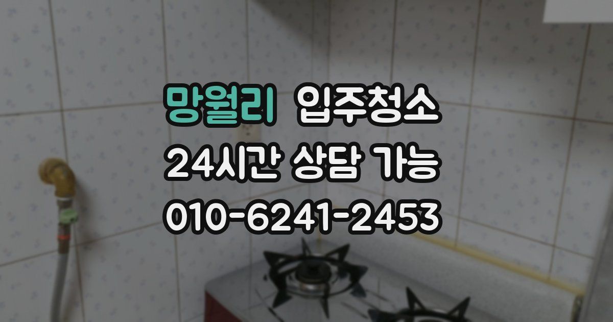 망월리 입주청소