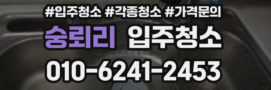 숭뢰리 이사청소