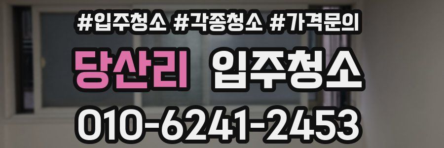 당산리 이사청소