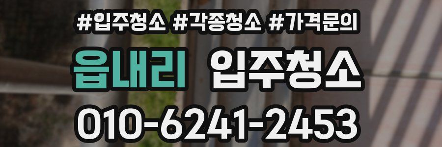 읍내리 이사청소